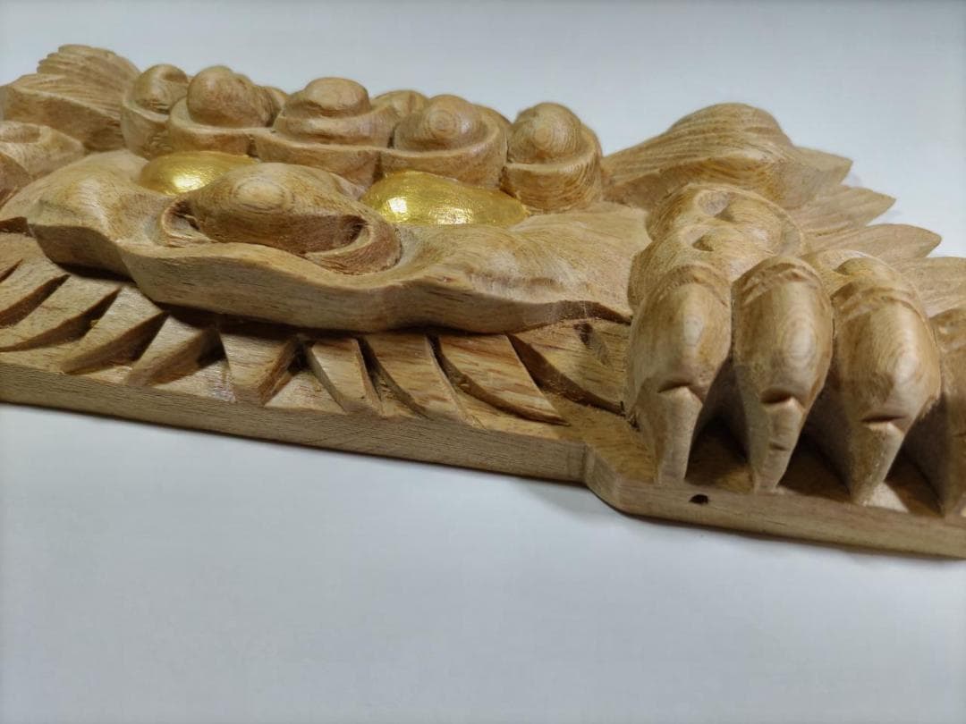 お祭り！【獅子噛み】幅30ｃｍ（金目）魔除け！山車、神輿　だんぢり彫刻部材