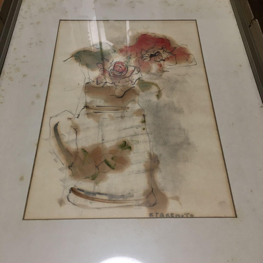 0474　竹本勘一 バラ 1980年 一水会会員