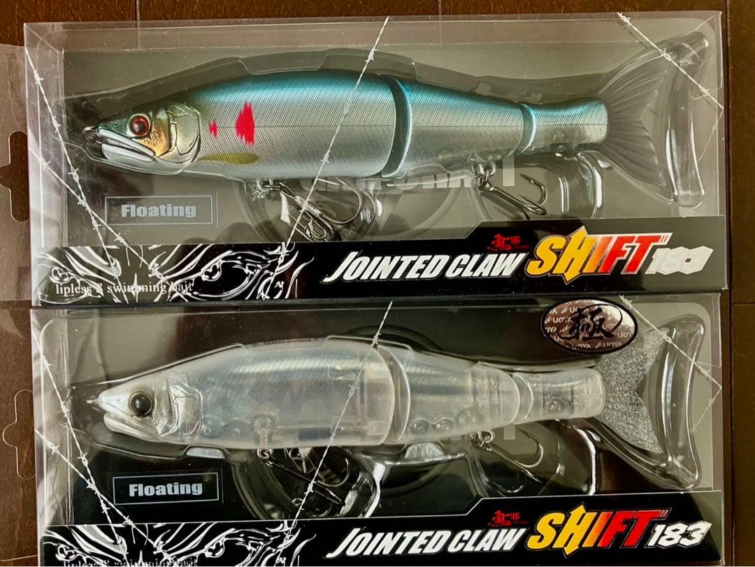 最終大幅値下げジョインテッドクローシフト183 クリスタルシャッド＋中平鮎セット