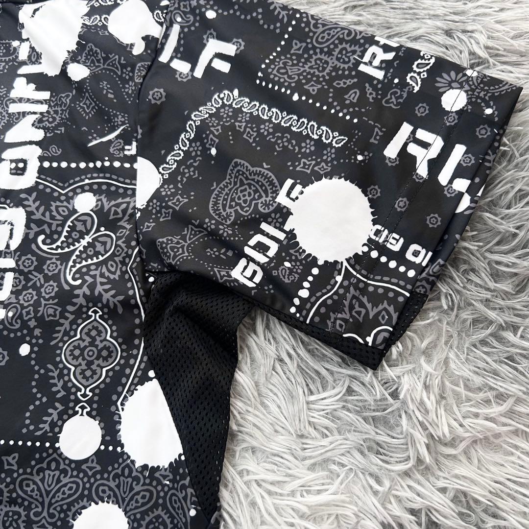 新品　ラッセルノ　セットアップ　ハーフパンツ　ハーフジップシャツ　ブラック　4