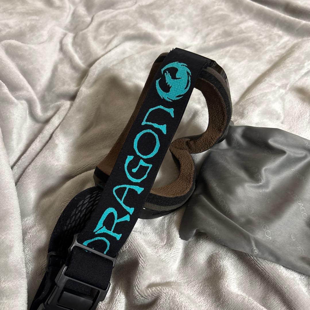 DRAGON スモークレンズ ゴーグル 収納袋付き