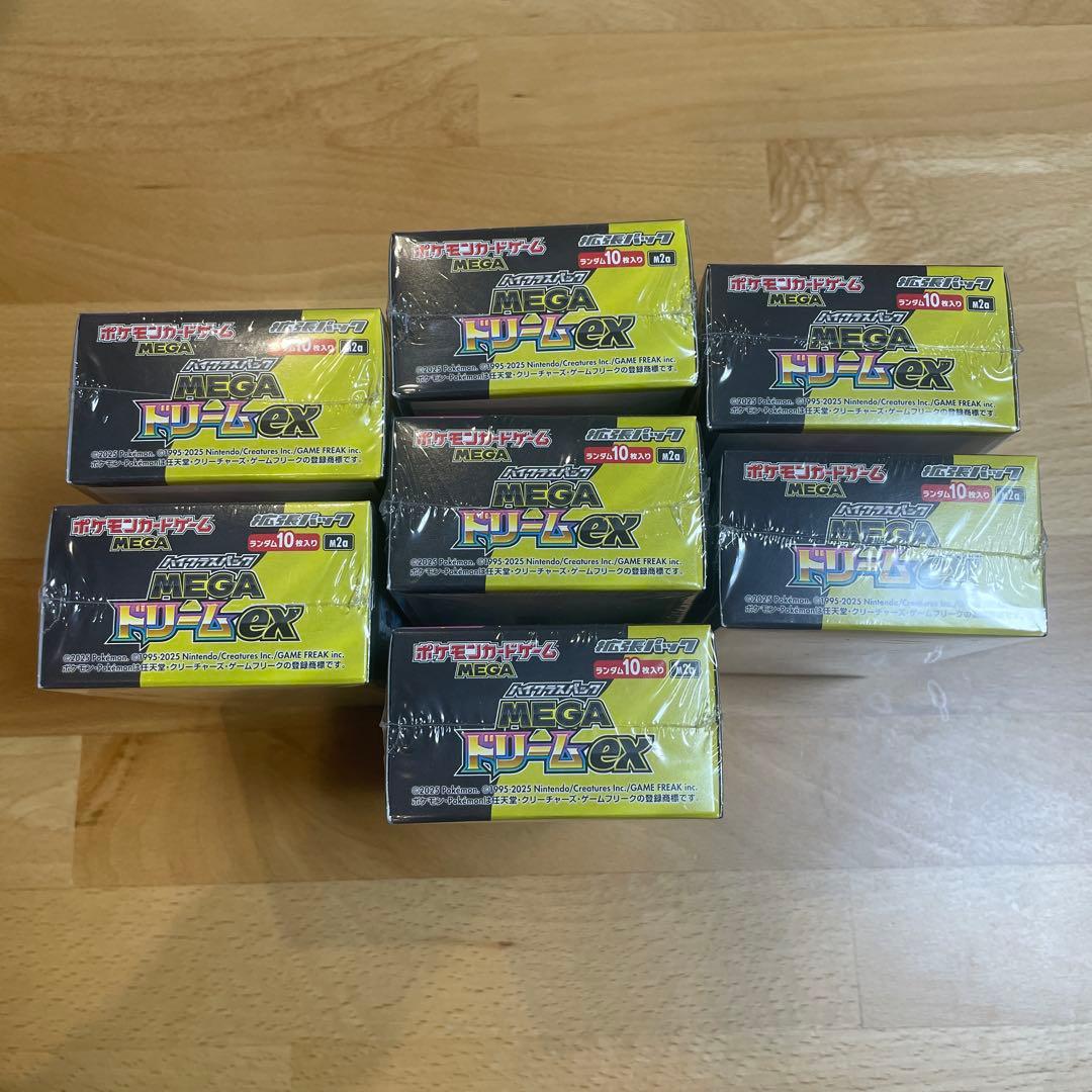 MEGAドリームex シュリンク付き 7box