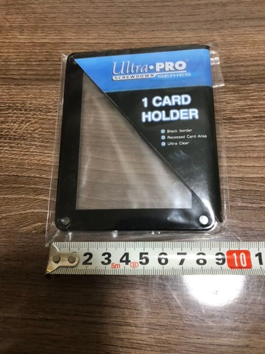 ウルトラプロ ブラックフレーム(黒枠) 1枚用 スクリューダウン 10点セット