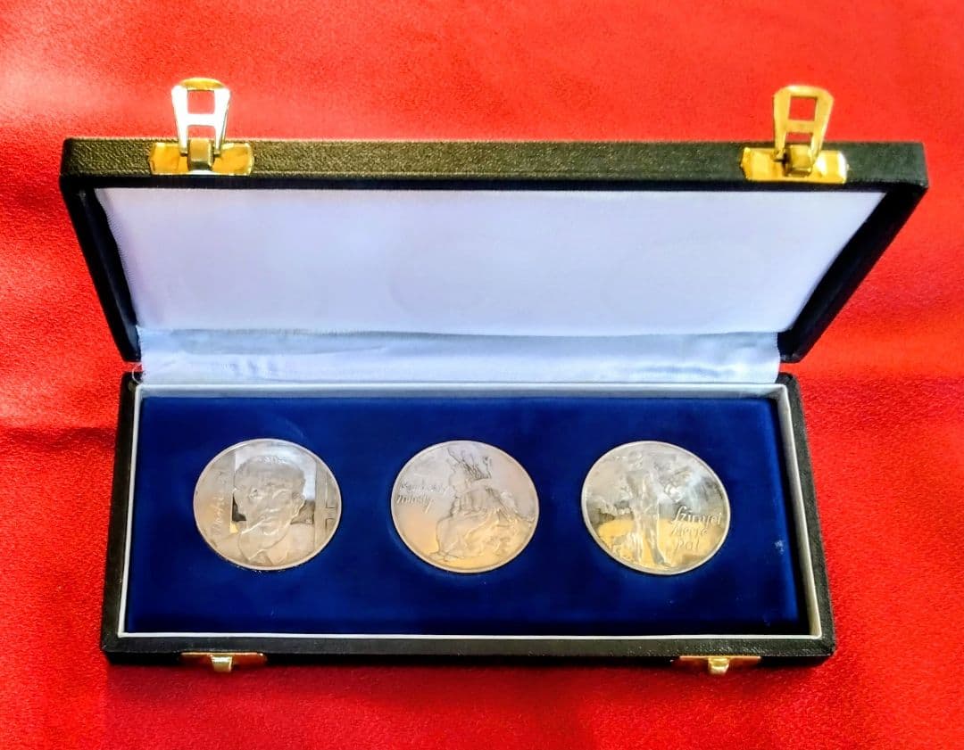 超希少！　ハンガリー記念銀貨3枚セット　1976年発行