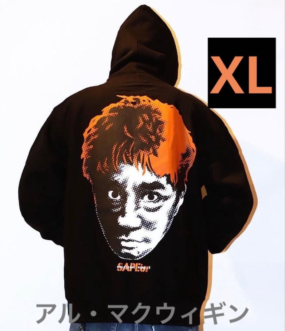 新品 2021年 SAPEur ダウンタウン 浜田 コラボ パーカー 黒 XL