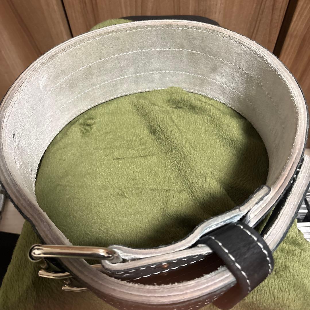 GOLD'S GYM トレーニングベルト　パワーベルト2ピンタイプ　Mサイズ