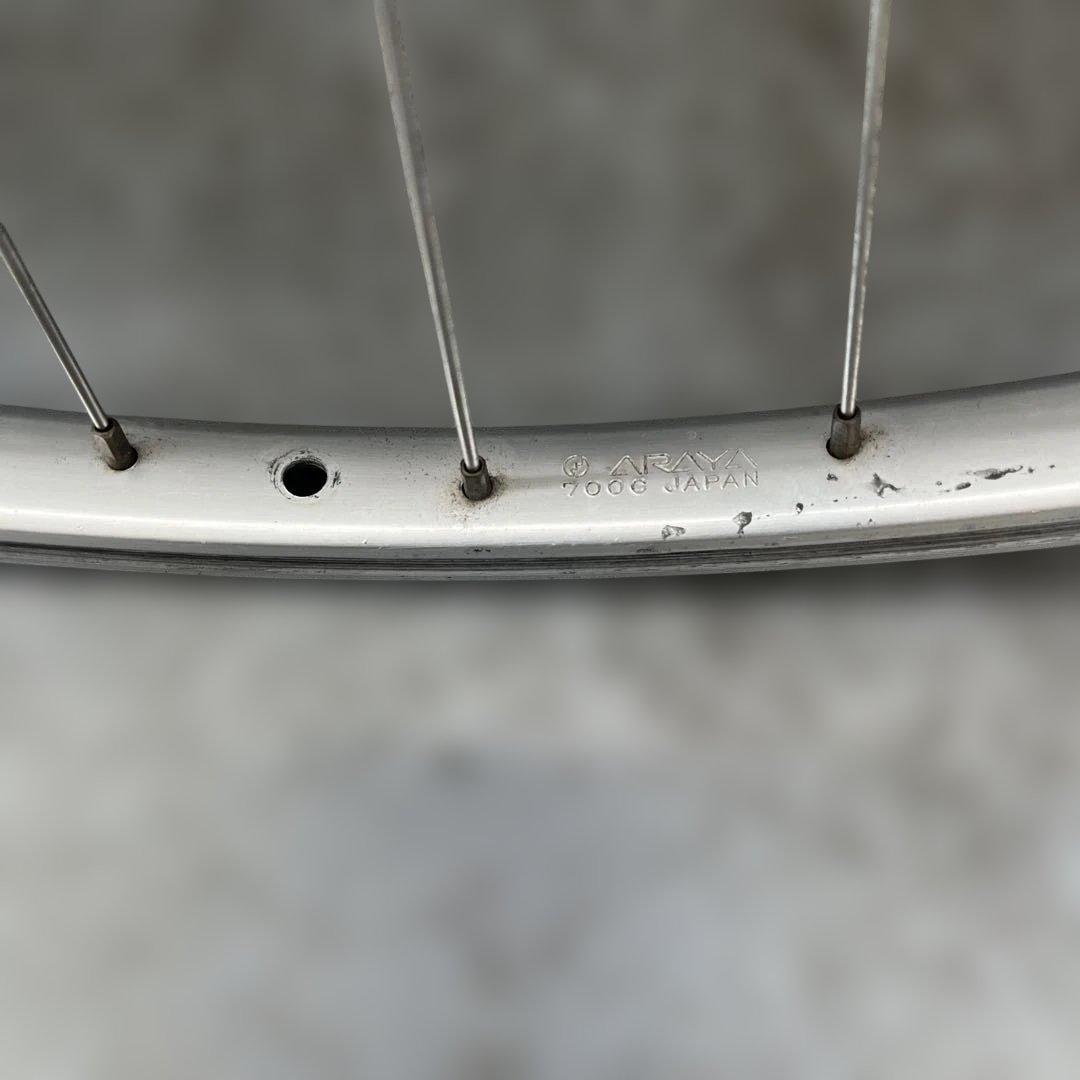 オールド　700C ARAYA 前後クリンチャーホイールセット　ボスフリー対応