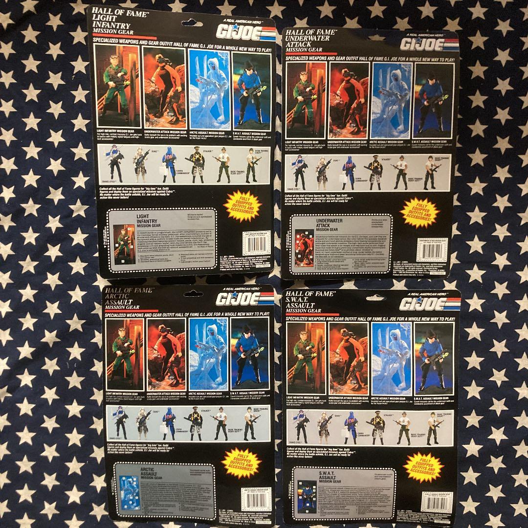 ハズブロ製1/6 GI-JOE HOF MISSION GEARx4種セット