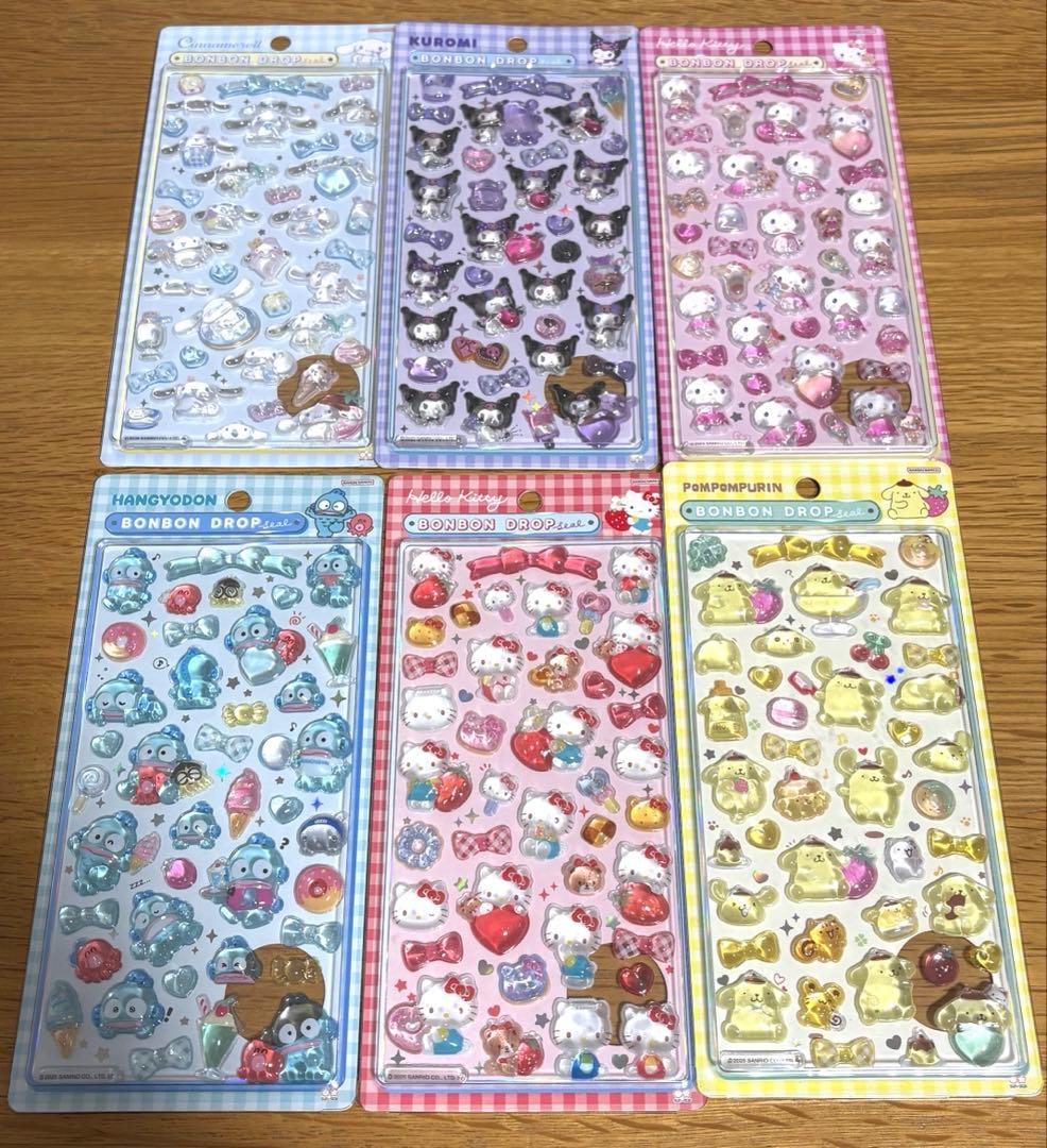 【約３０枚】ボンボンドロップシール 正規品 まとめ売り サンリオ　ディズニー