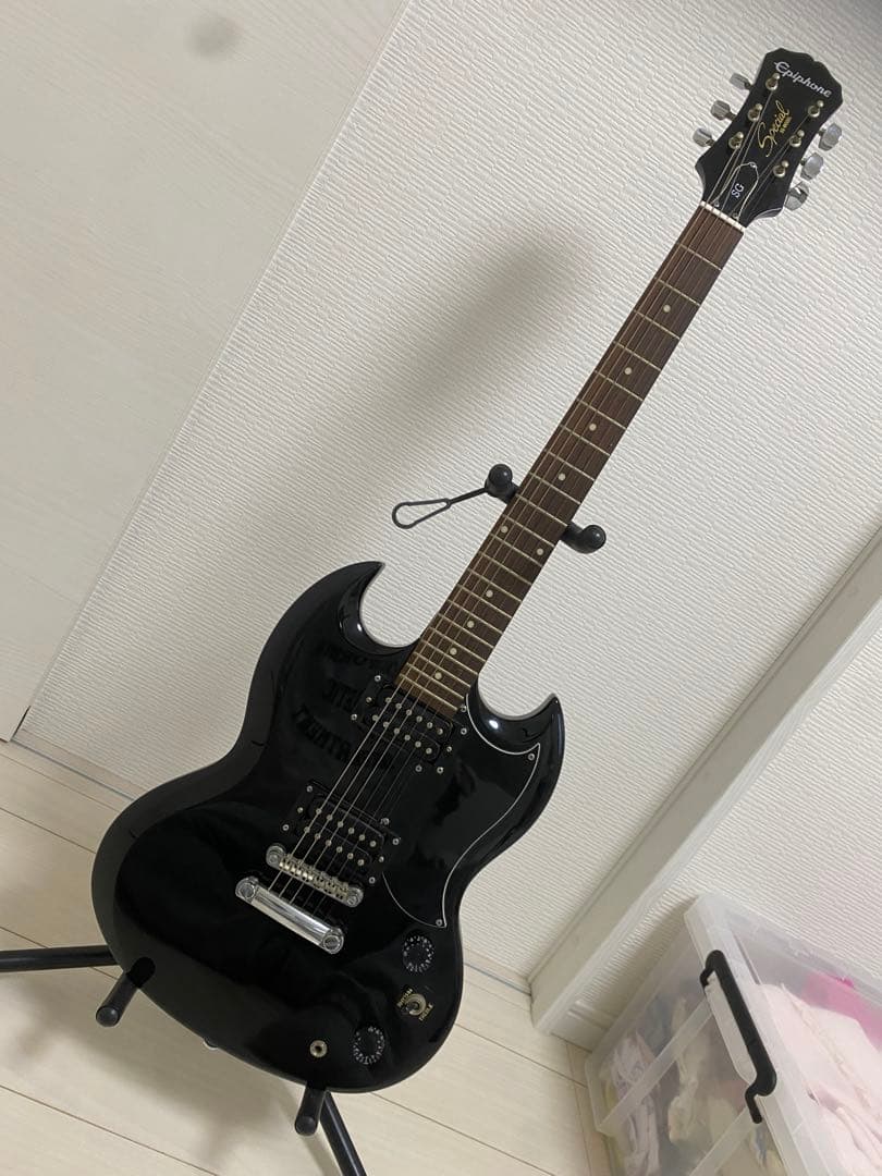 エピフォン　SG エレキギター ブラック