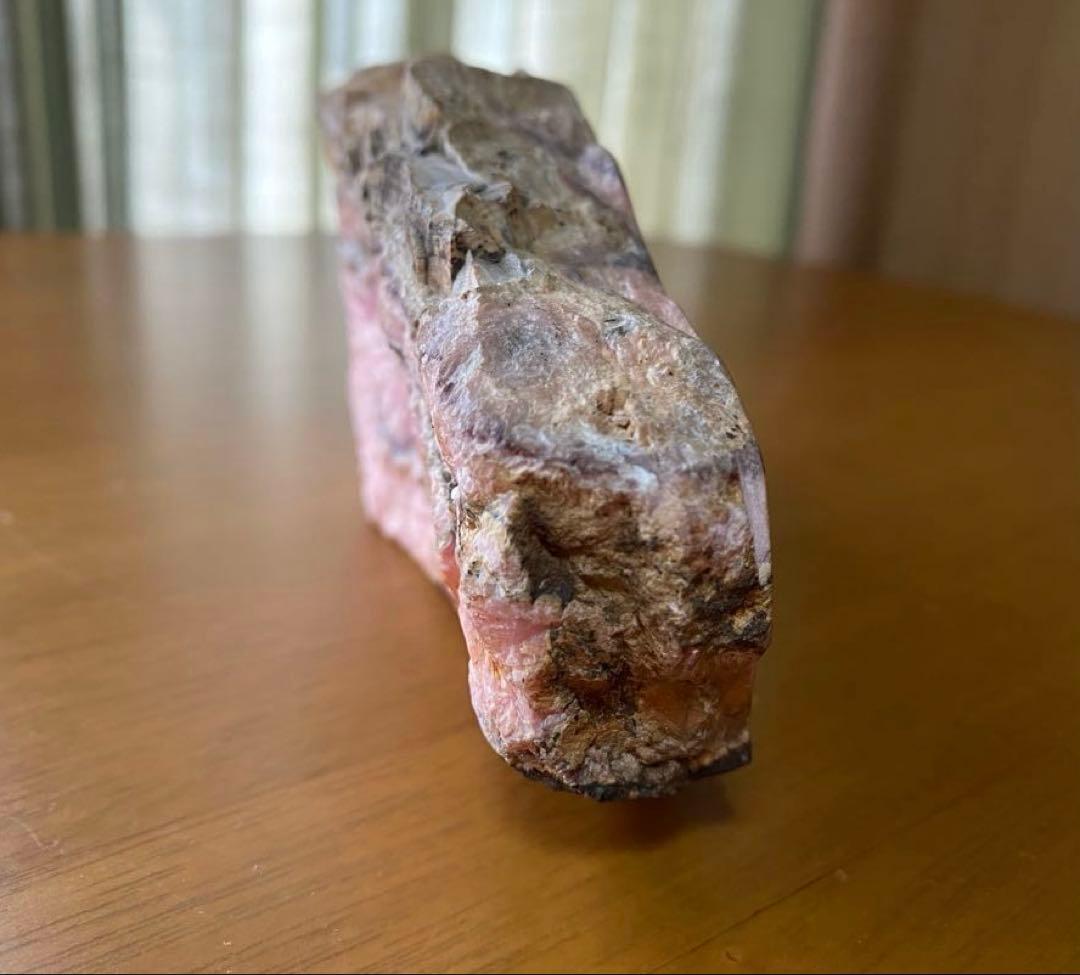 【北海道・稲倉石鉱山産】ロードクロサイト 菱マンガン鉱 885g