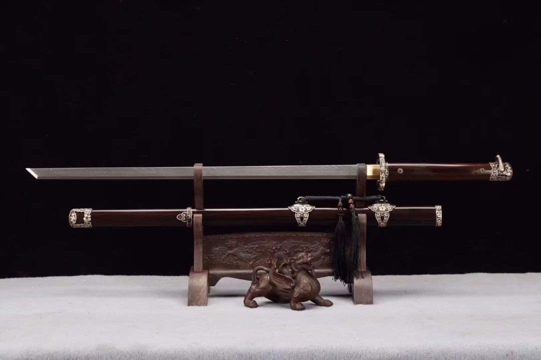 『ダマスカス紋唐刀』 古兵器 武具　刀装具　日本刀　模造刀 居合刀