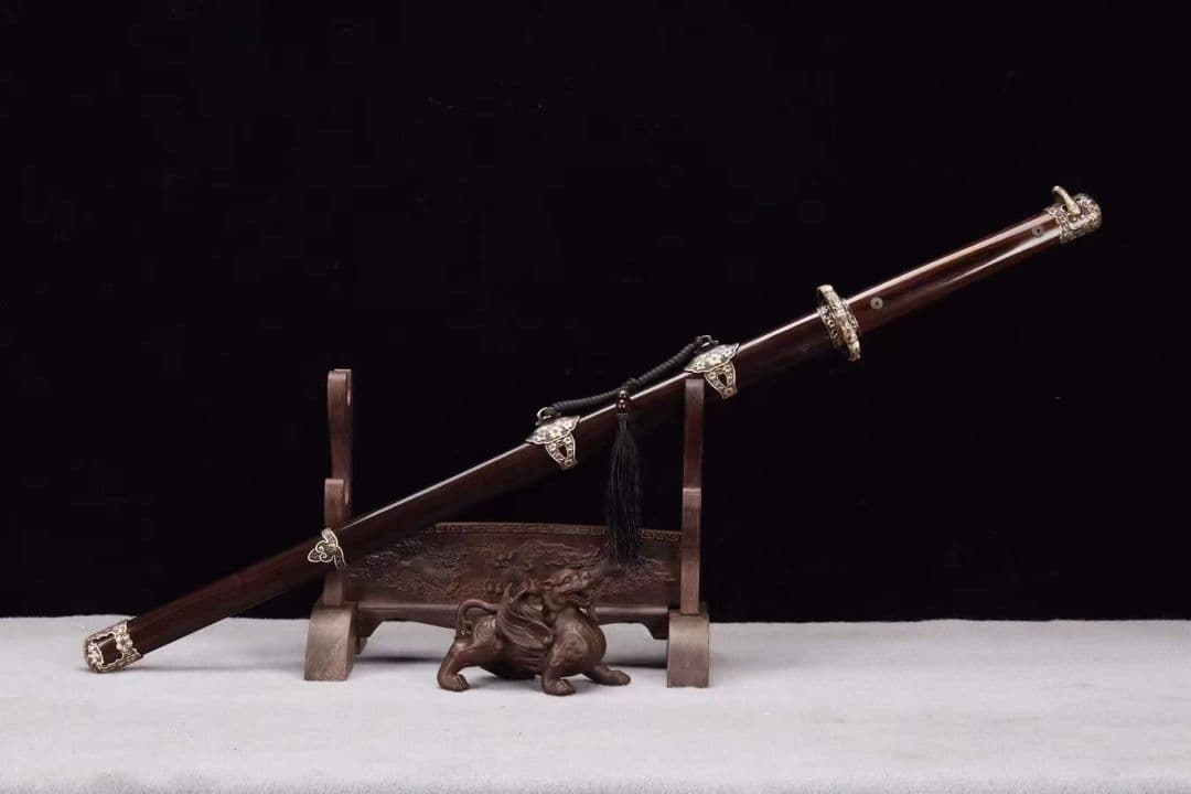 『ダマスカス紋唐刀』 古兵器 武具　刀装具　日本刀　模造刀 居合刀