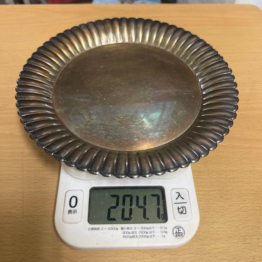 銀製品　お皿