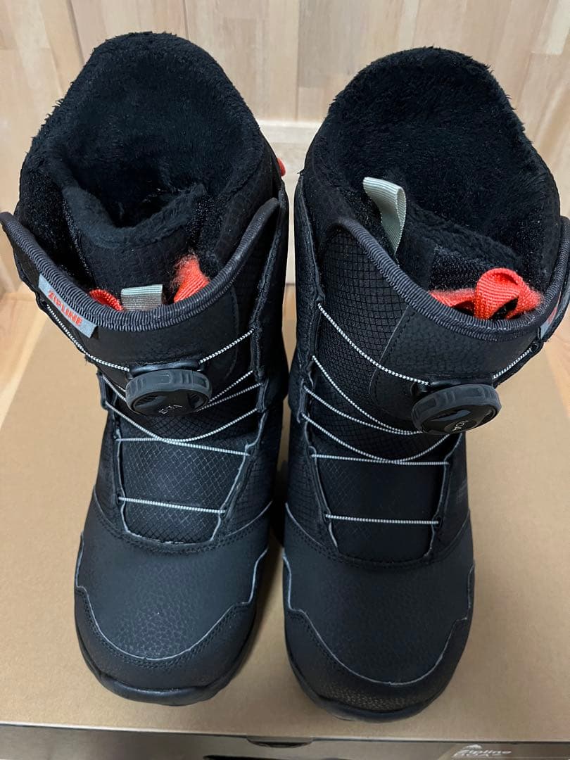 【美品】バートンZipline BOA 子ども用スノーボードブーツ 23cm