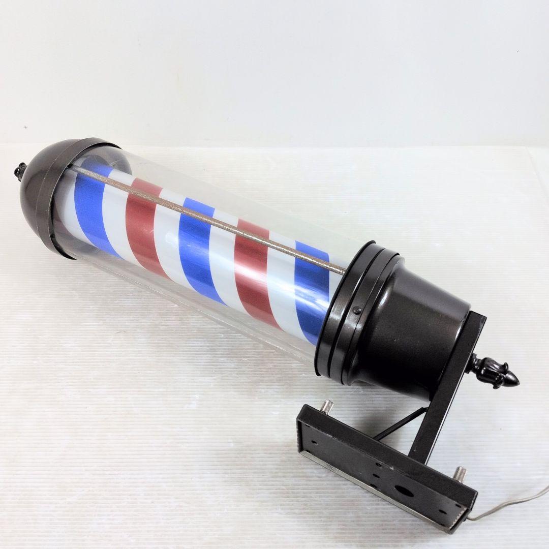 理容店　床屋　壁付サインポール　動作確認済