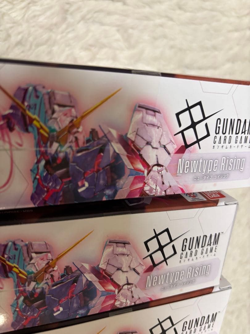 ガンダムカードゲーム Newtype Rising 3BOX テープ付　おまけ有