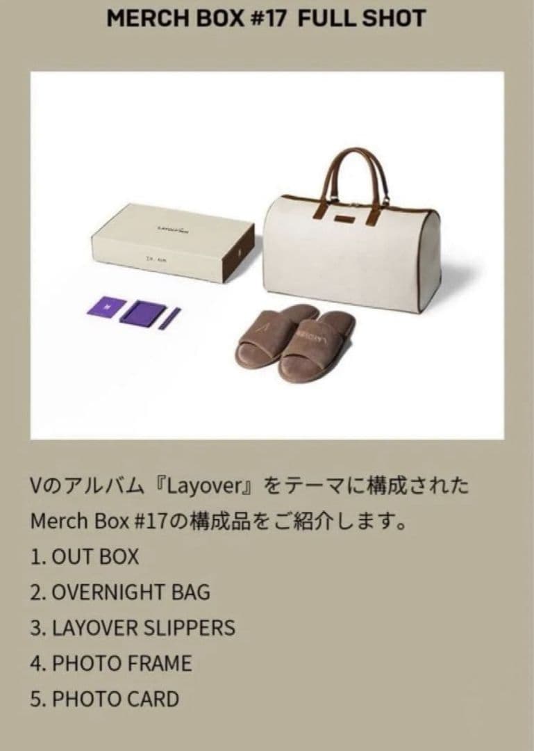 BTS マーチボックス MEMBERSHIP 17 テヒョン V