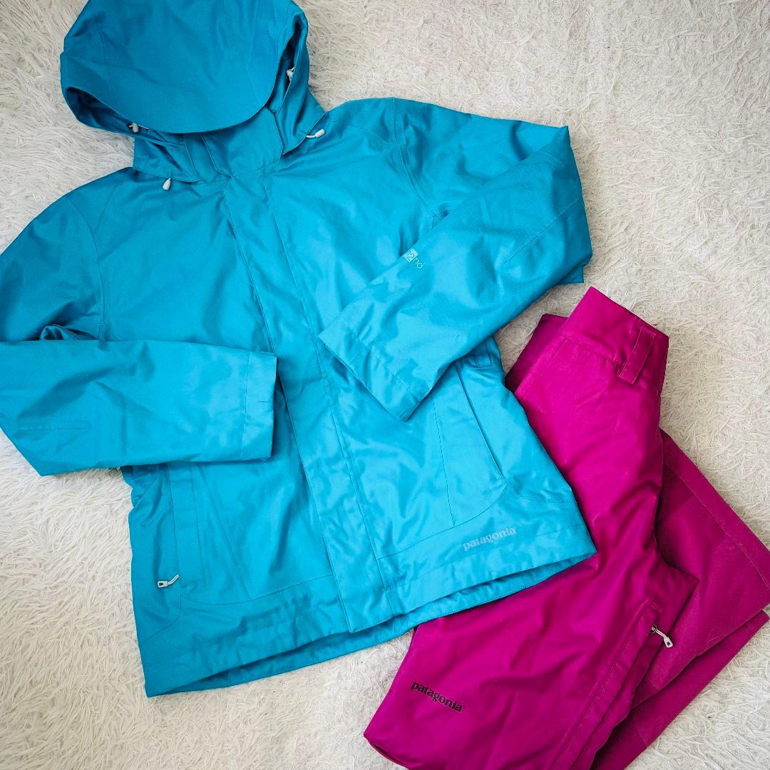 極美品✨パタゴニア　トレントシェル　スノーウェア　H2no ロゴプリント