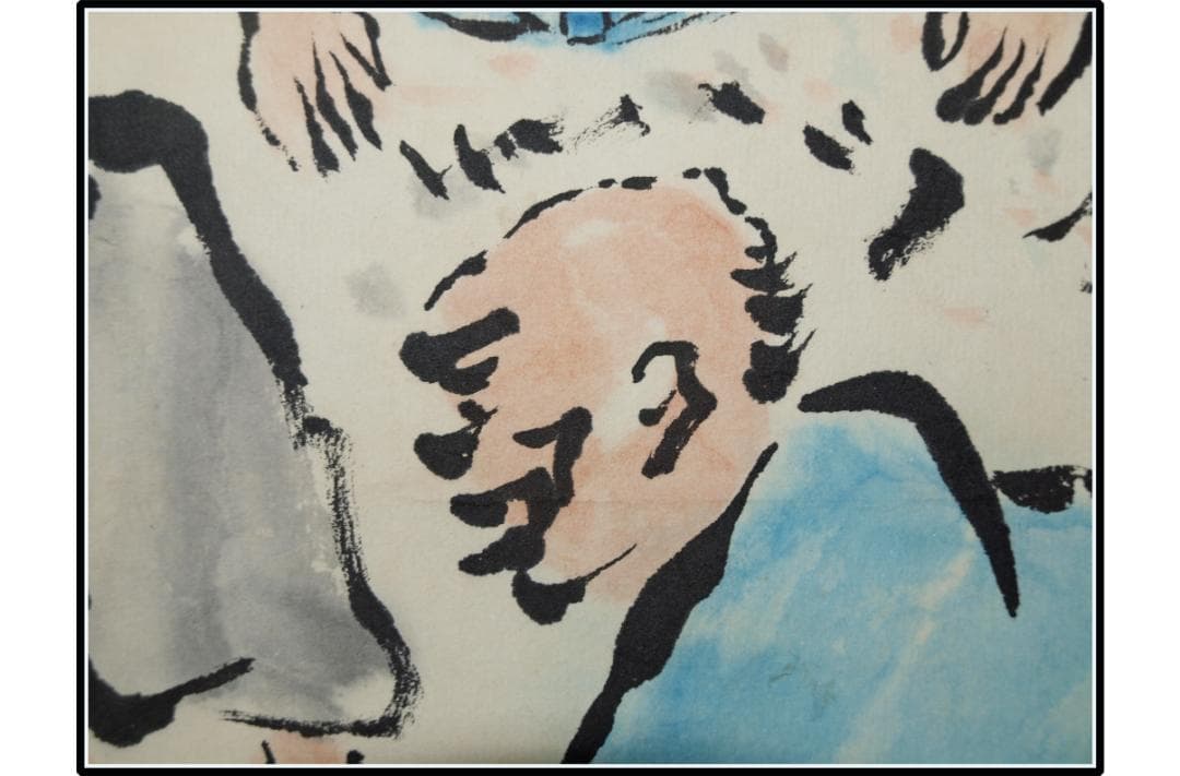 民間仕入れ品　　日本　時代肉筆掛け軸その※4激安骨董品中国 X1018C3-2