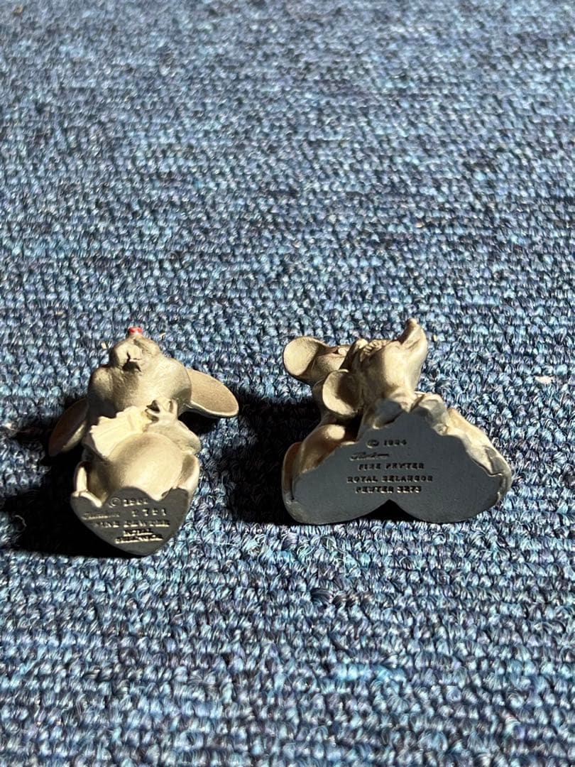 1077  ロイヤルセランゴール　ピューター　錫　置物　4客