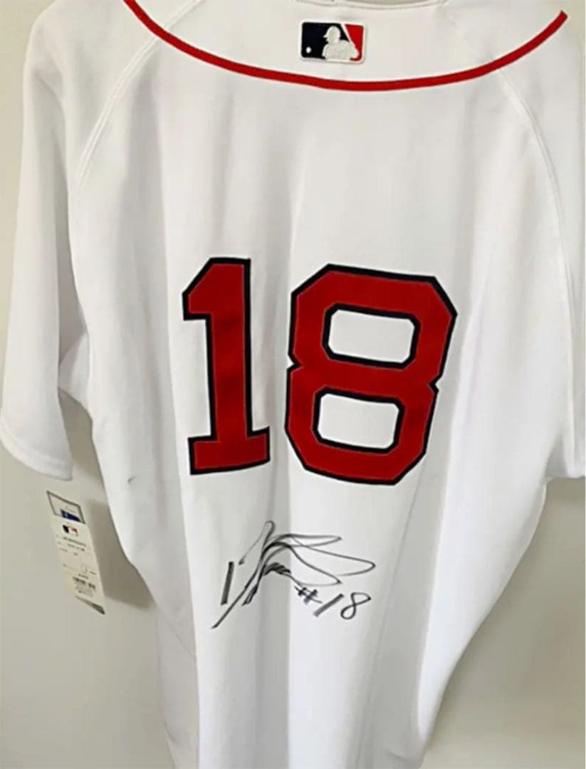 レッドソックス　松坂大輔選手　サイン入りユニフォーム