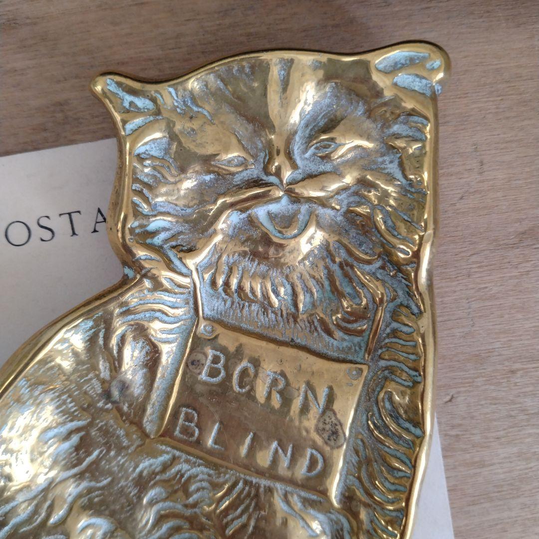 【E】猫小皿/アスティエ・ブロカント/フランスアンティーク・ネコトレイ