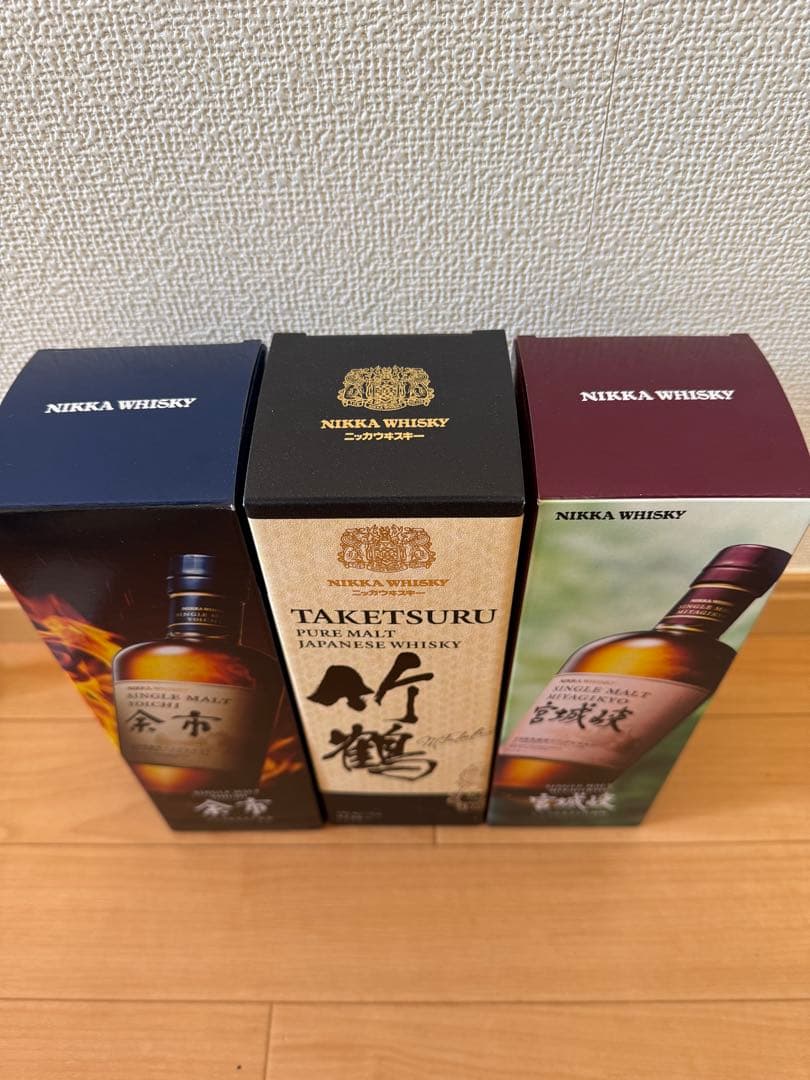 NIKKA WHISKY シングルモルトウイスキー 3本セット