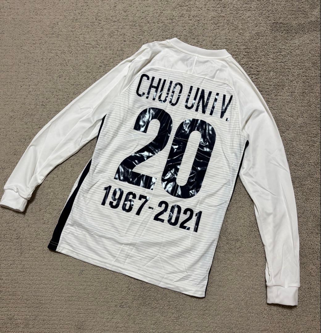 サッカー　中央大学　ナイキ　ユニフォーム　トレーニングウェア　プラクティスシャツ