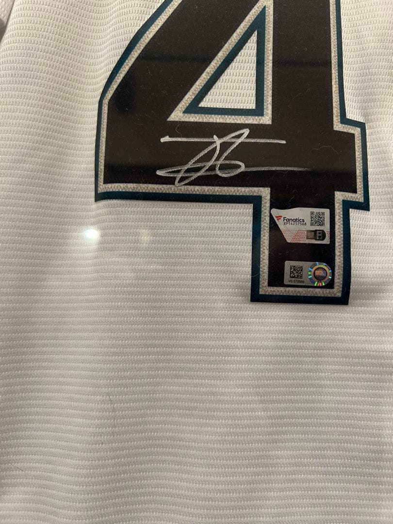 MLB マリナーズ　フリオロドリゲス　サイン　ユニフォーム　fanatics