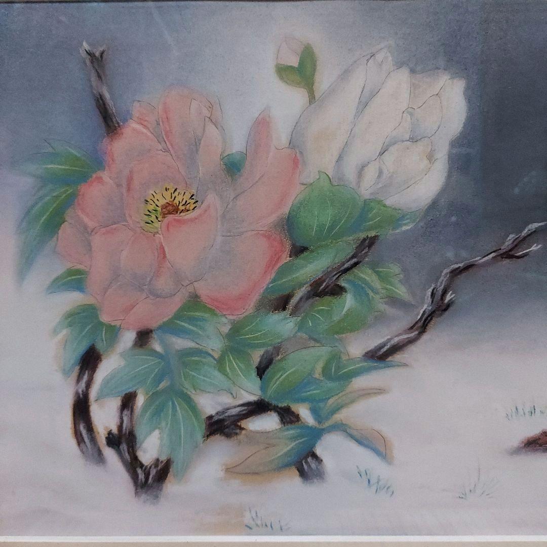 【新槐樹社】　相馬さんの作品　風景画・花 二作品《絵画》