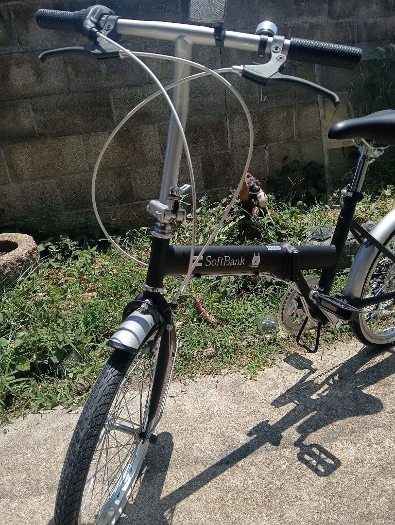 SoftBank 折りたたみ自転車 ブラック