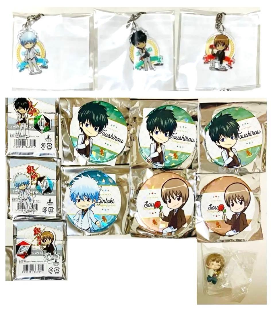 銀魂 j-world 感謝祭 プレゼント交換会 缶バッジ アクリルスタンド