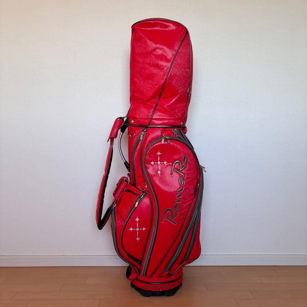 キャディバックROMAROロマロREDガンレッドPRO MODELゴルフバック