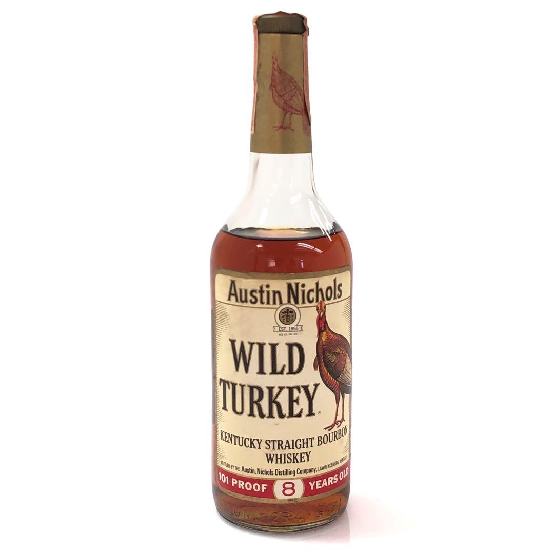 未開栓 ワイルドターキー 8年 紙封 バーボンウイスキー 750ml