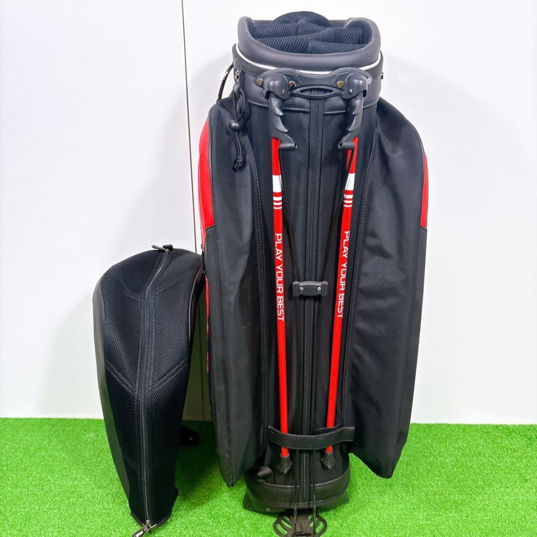 Ping ピン　スタンドタイプ　キャディバッグ　レッド　ブラック