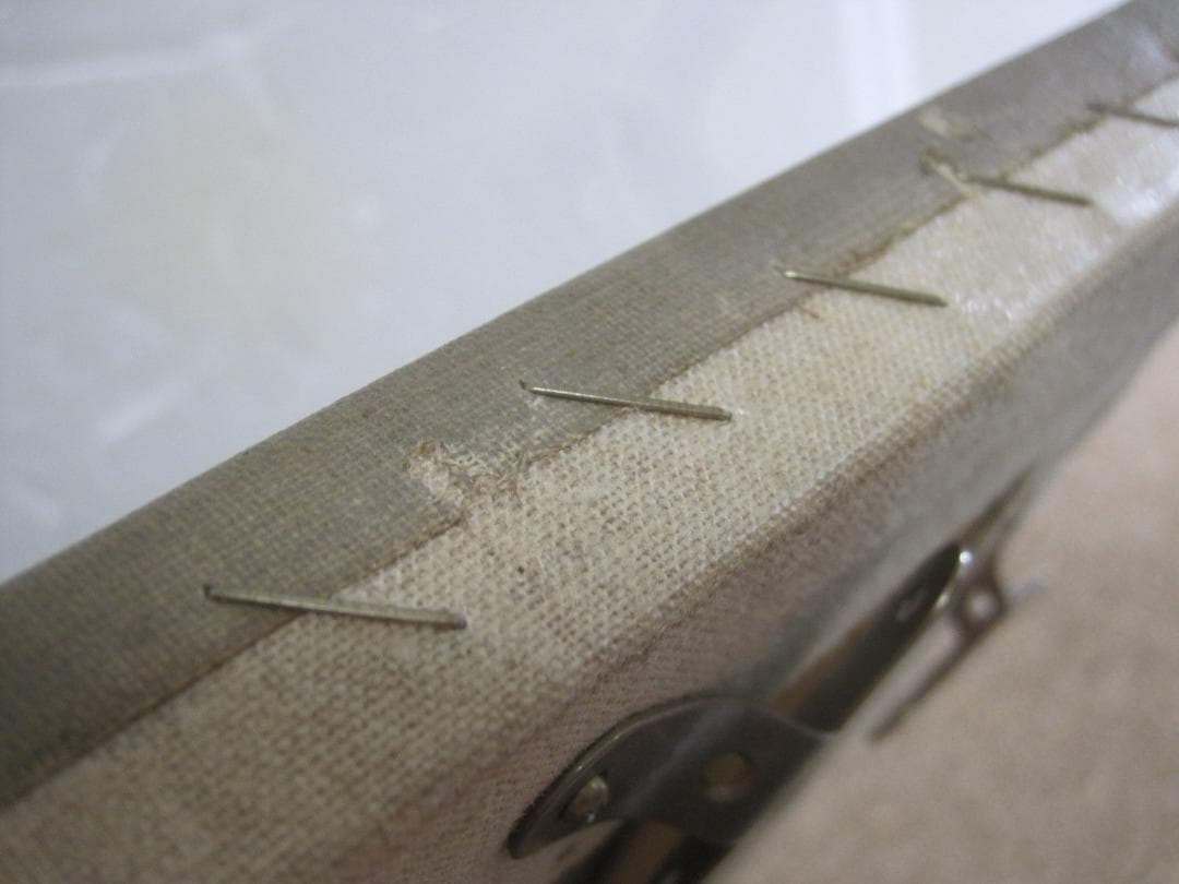 作者不詳 古い油絵 自然 滝 森 年代詳細不明 修復済み