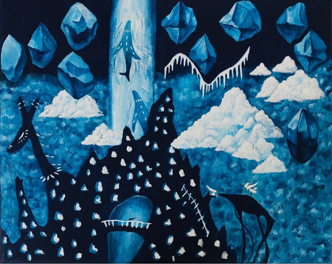 『 月夜の淀み 』