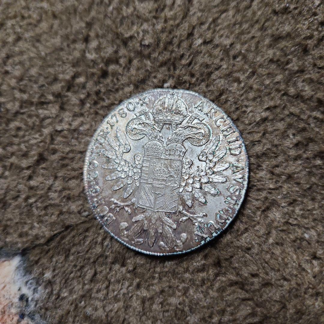 オーストリア　マリアテレジア　ターラー銀貨　アンティーク　自宅保管品