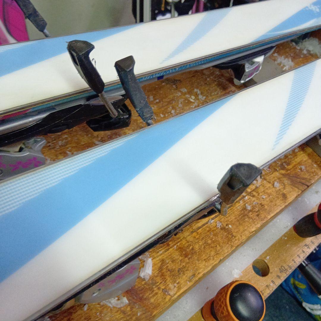 サロモン…メンテナス済 フリースタイル141cm スキー板とスキー靴セット