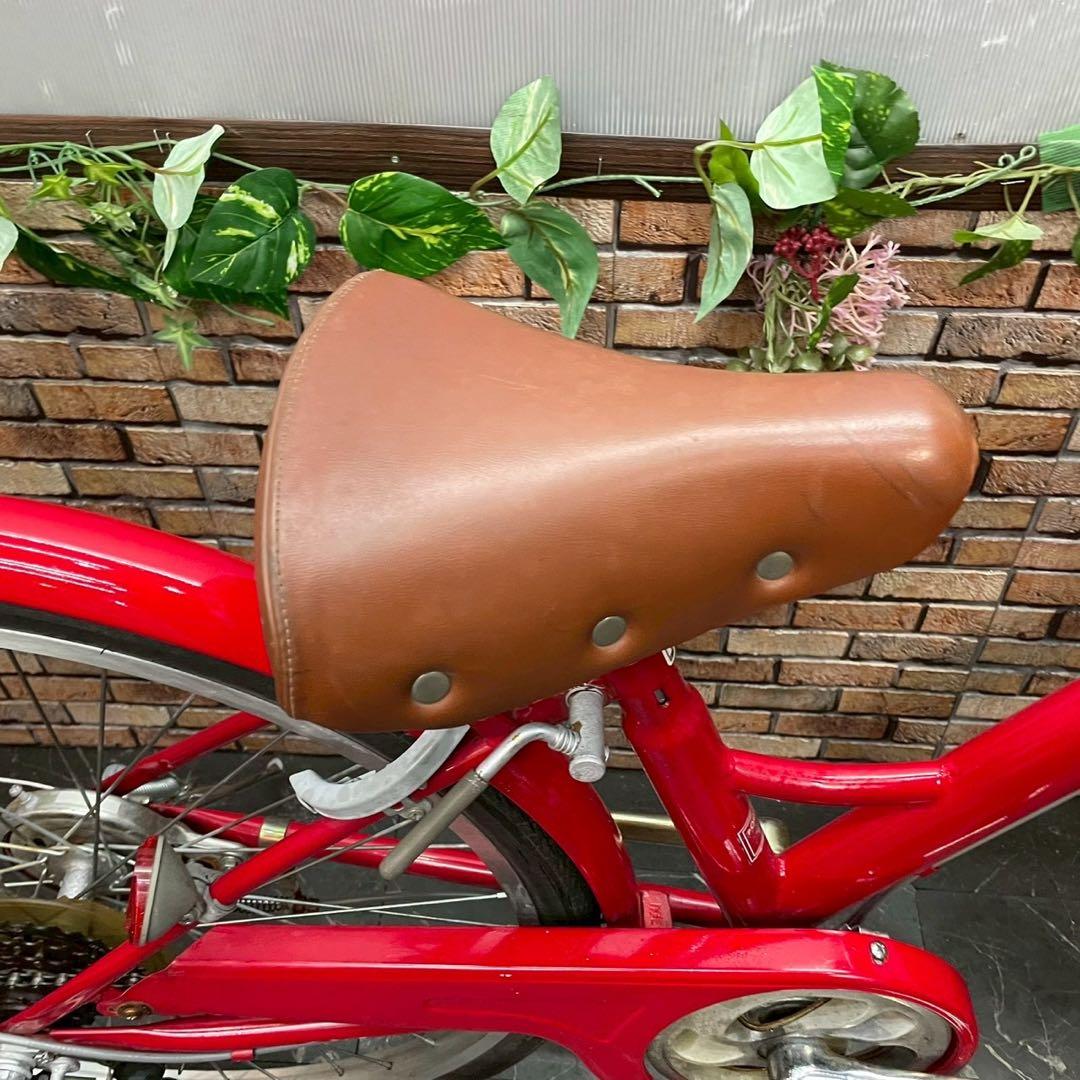 【94】子供用自転車 子供車 POGGIALI レッド 24インチ 変速付き