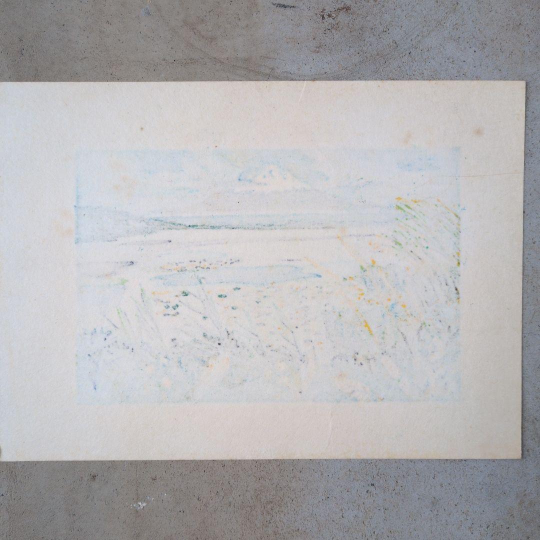 北岡文雄 利尻岳新雪