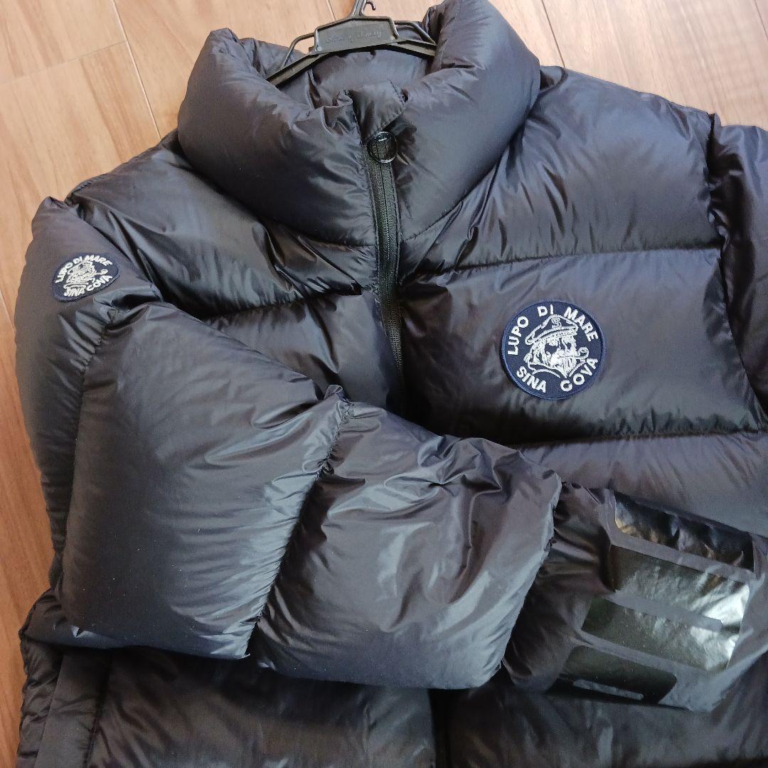 LUPO DI MARE :PUMAオリジナルコラボ/黒 ロングダウンジャケット