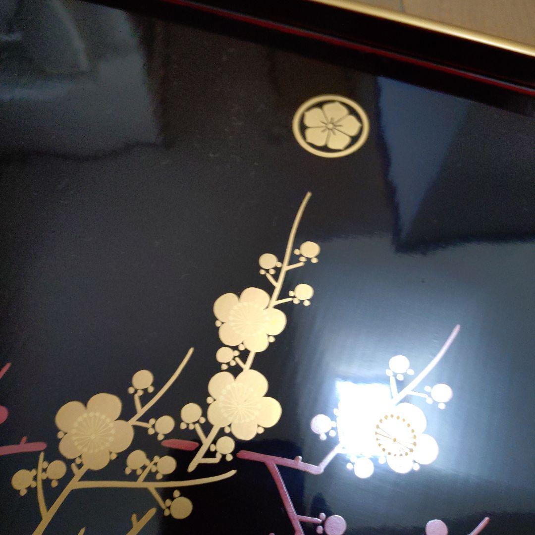 会津塗　御屠蘇器セット　(菊華堂製)美品　 紙箱入