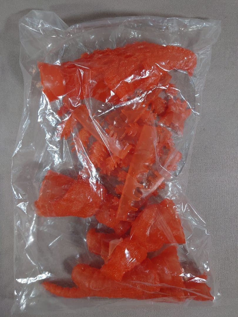 ゴジラ　GODZILLA 1995　海洋堂　限定版 透明(赤)　原型：酒井ゆうじ