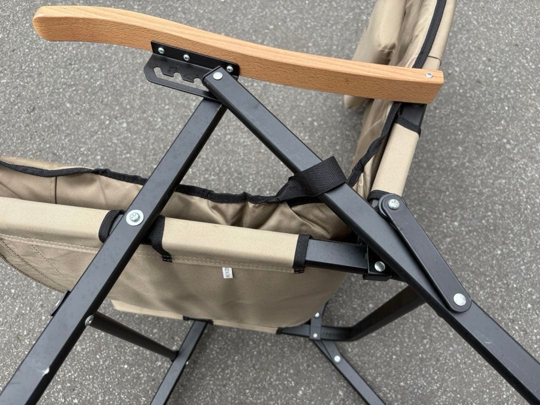 【札幌/引き取りor着払い】 UJack 難燃リクライニングローチェア2個セット