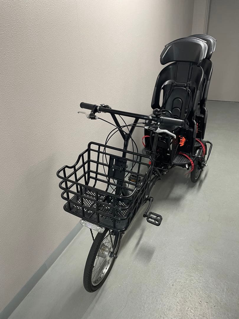 ふたごじてんしゃ いしこくいろ 専用レインカバー付き