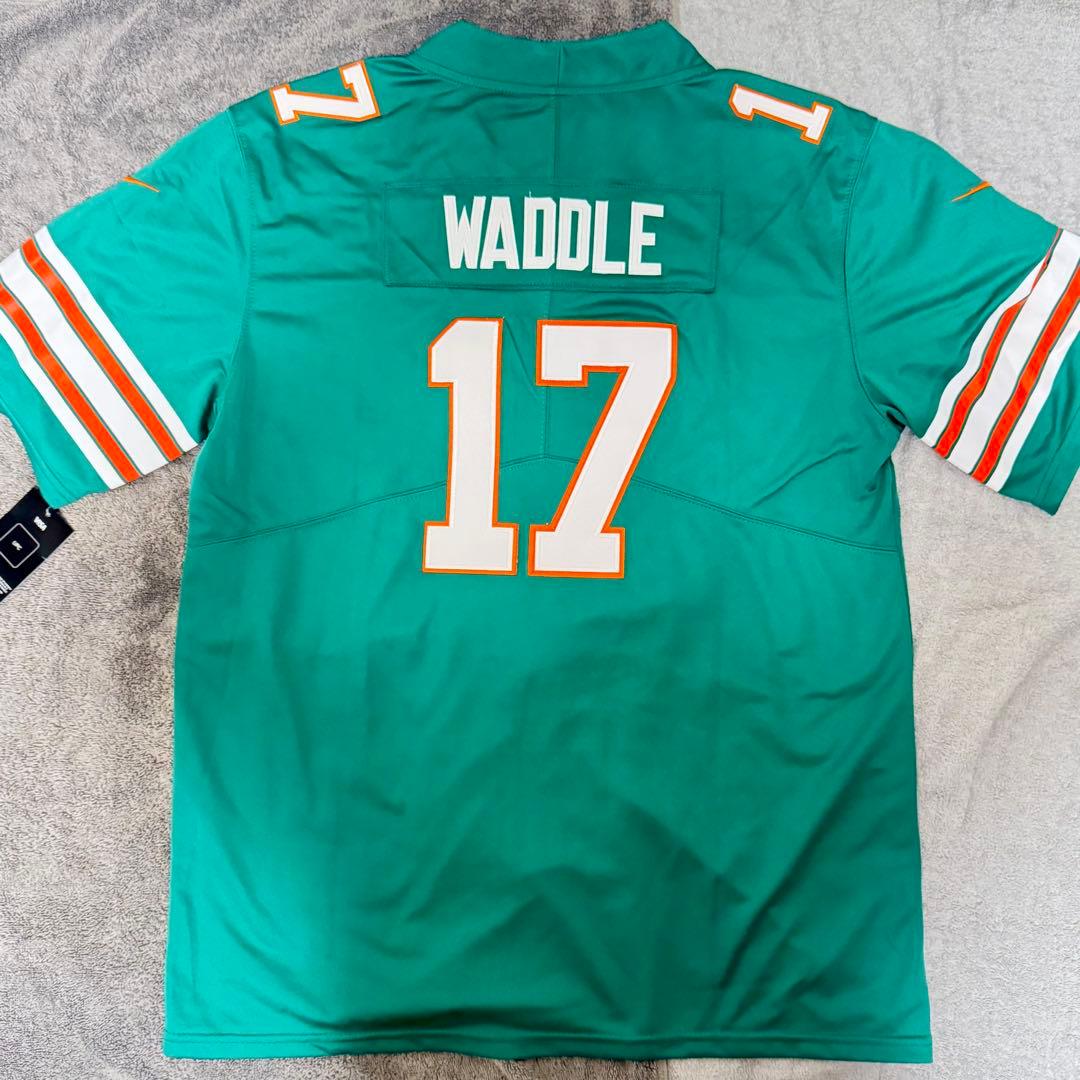 [最終価格] 新品Waddle #17 マイアミドルフィンズ　ジャージ NFL