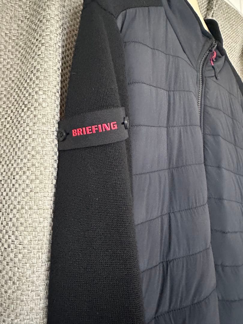 BRIEFING キルティングジャケット ブラック