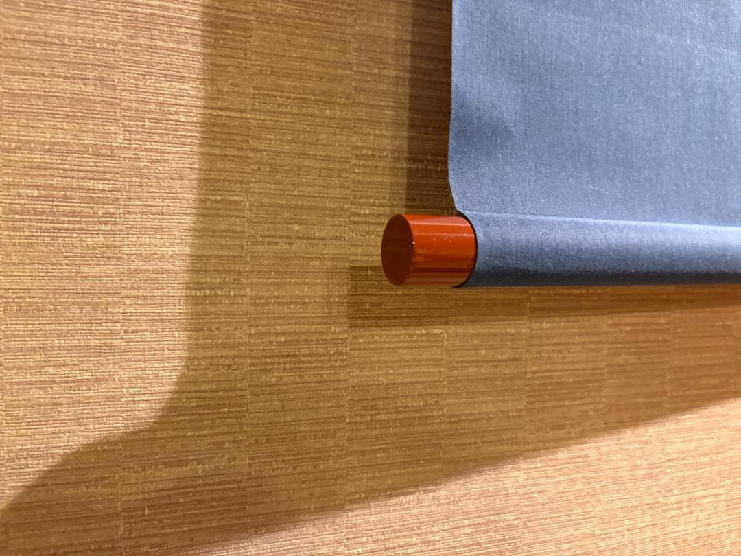 大徳寺　大道　桃花春風笑　ひな画賛　茶掛軸　茶道具　箱無し